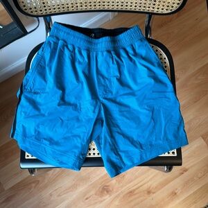 Rhone athletic shorts small 7” blue